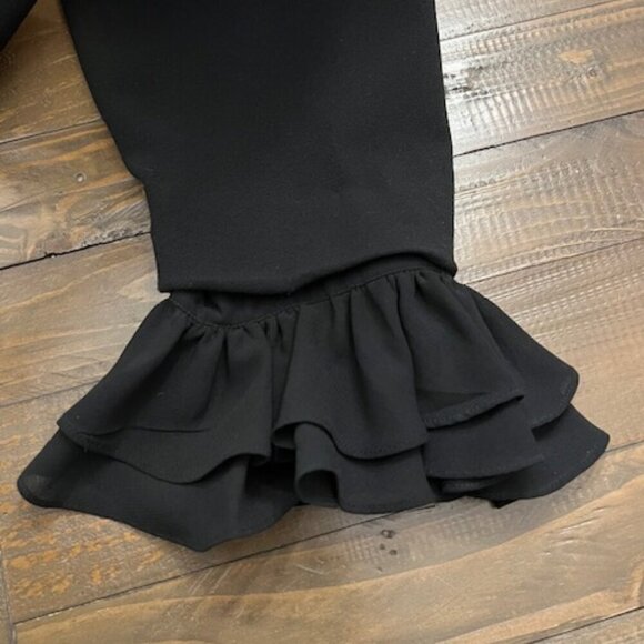 Marc Bouwer Black Zip Blazer w/ Removable Ruffle Trim Size 3X - Picture 6 of 9